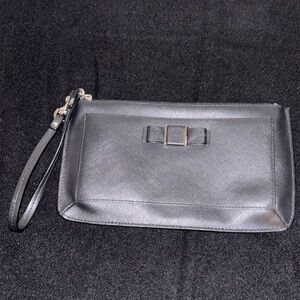 Black coach wristlet